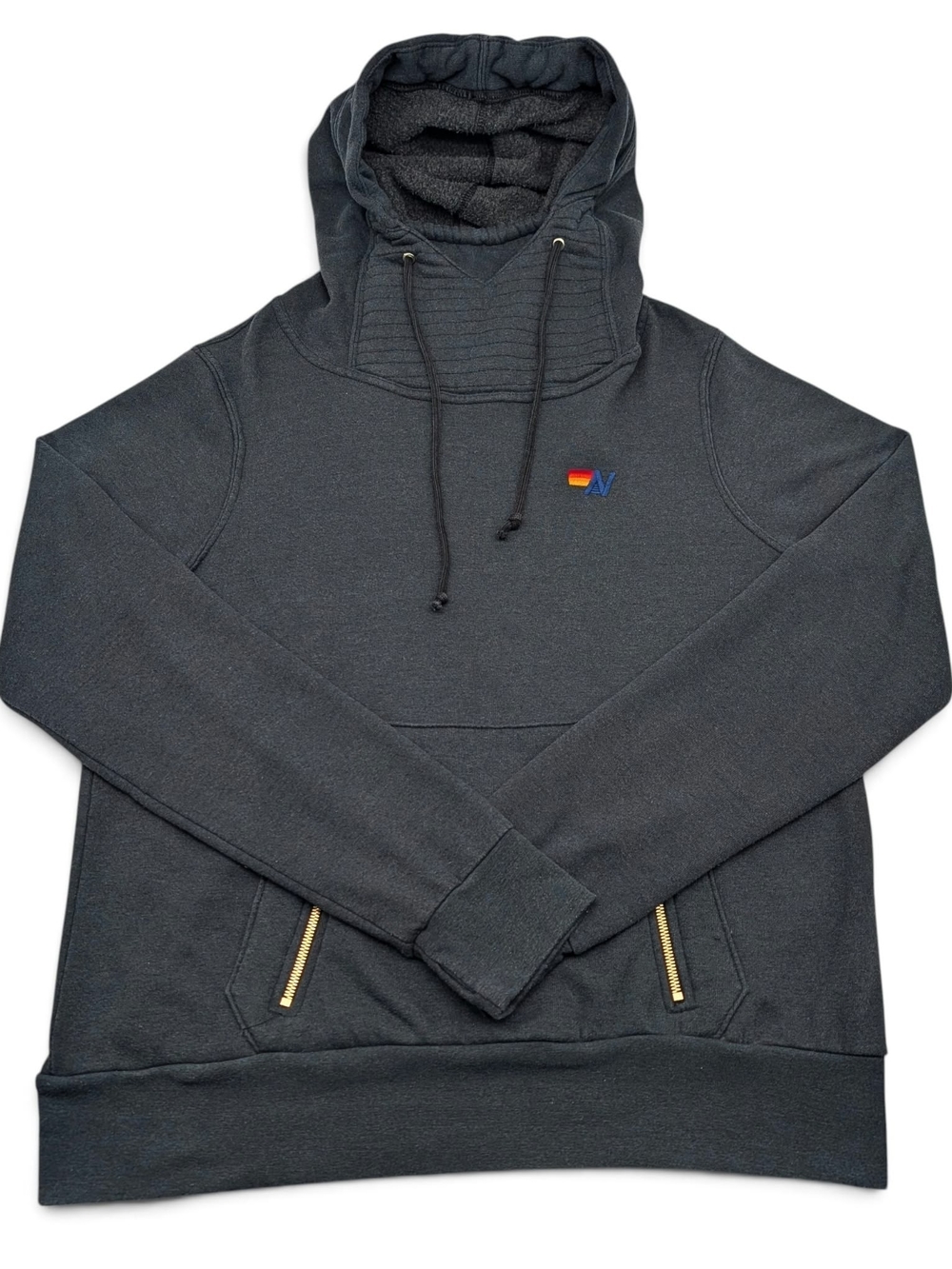Aviator Nation Ninja Hoodie Charcoal Large - Picture 2 of 6